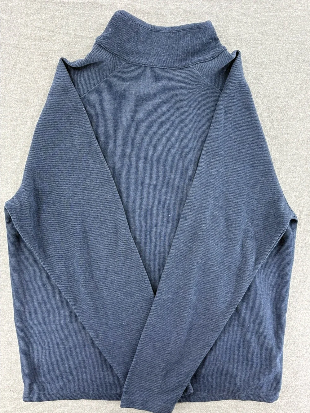 GAP Men's Navy Half-Placket Pullover Sweatshirt